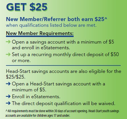 Get $25 New Member Referral Copy